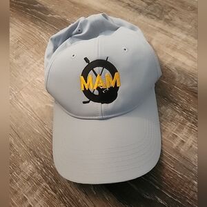 MAM Puma Golf Performance Adjustable Gray Strap Back Hat